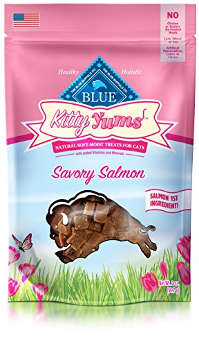 Product Cover Blue Buffalo Kitty Yums Soft-Moist Cat Treats, Salmon Recipe 2-oz bag