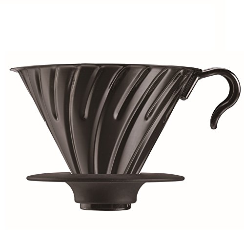 Product Cover Hario V60 Metal Coffee Dripper, Size 2, Black