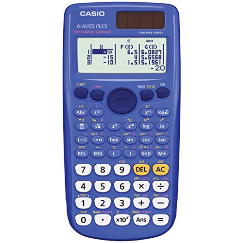Product Cover Casio fx-300ES PLUS Scientific Calculator, Blue