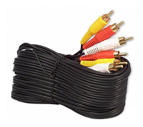 Product Cover iMBAPrice 50FT RCA M/Mx3 Audio/Video Cable Gold Plated - Audio Video RCA Cable 50 feet