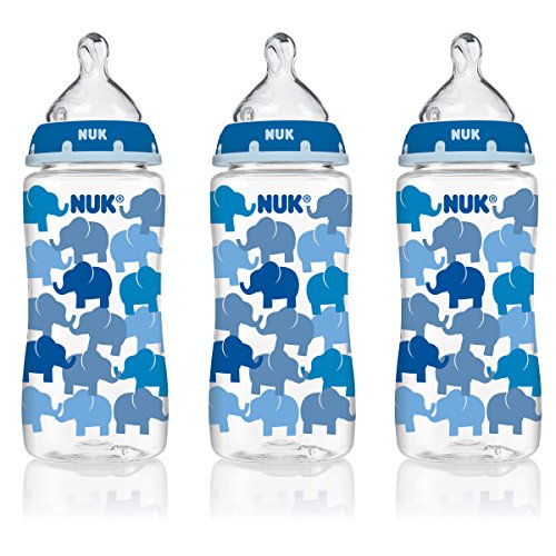 Product Cover NUK Baby Bottle with Perfect Fit Medium-Flow Nipple, 10 Ounce (Pack of 3)