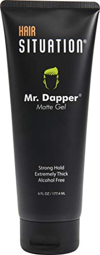 Product Cover Mr. Dapper Matte Hair Gel - Strong Hold, Extremely Thick, Block Frizz Instantly & Alcohol Free