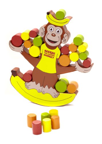 Product Cover Blue Orange Games Keekee The Rocking Monkey Award Winning Wooden Skill Building Balancing Game for Kids