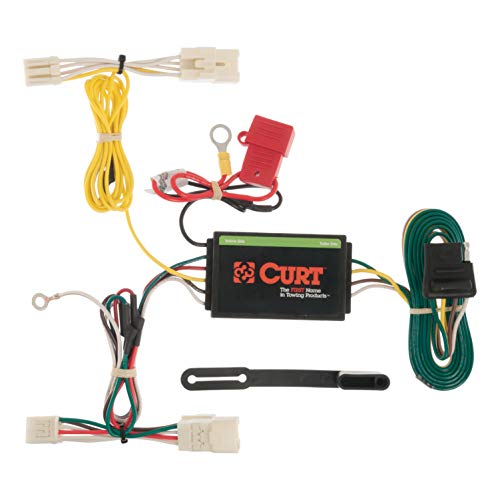 Product Cover CURT 56156 Vehicle-Side Custom 4-Pin Trailer Wiring Harness for Select Toyota Prius V