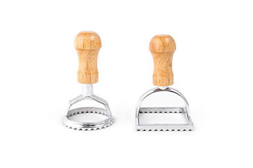 Product Cover Fox Run 57670 Ravioli Cutter Stamps, Round & Square, Set of 2