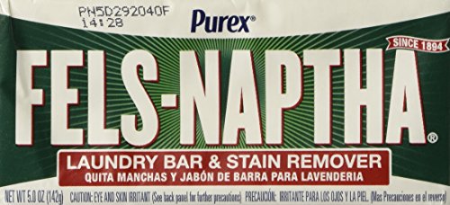 Product Cover Fels Naptha Laundry Soap Bar & Stain Remover - Pack of 2, 5.0 Oz per bar