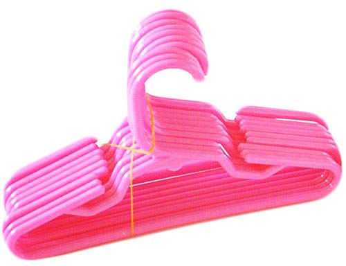 Product Cover DollsHobbiesNmore Hangers Compatible with American Girl Doll, 12-Piece, Pink