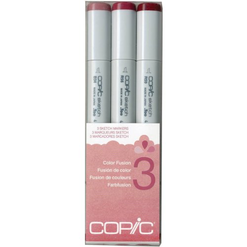 Product Cover Copic Marker Sketch Color Fusion Markers, CSCF 3, 3-Pack