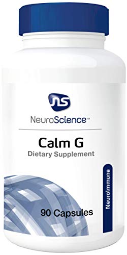 Product Cover NeuroScience Calm G - Glutamate Focused Neurotransmitter Support with L-theanine and CoQ10 to Promote Stress Reduction (90 Capsules)