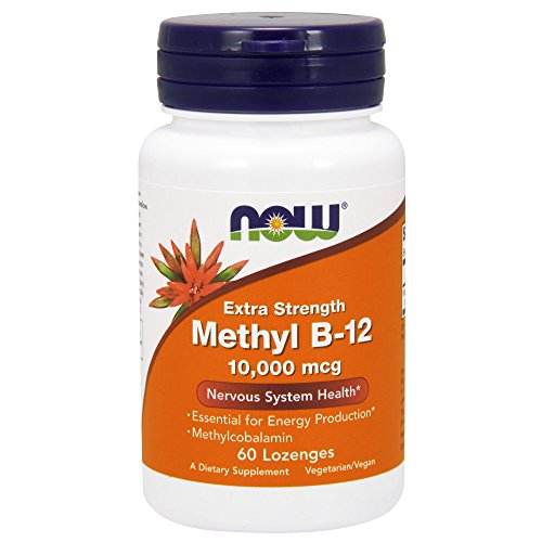 Product Cover NOW Supplements, Methyl B-12 10,000 mcg, 60 Lozenges