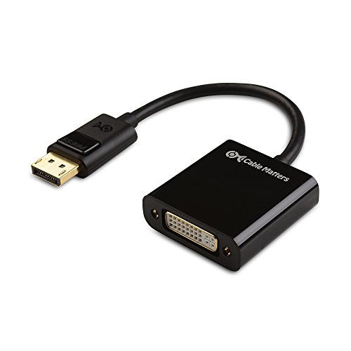 Product Cover Cable Matters DisplayPort to DVI Adapter (DP to DVI Adapter)