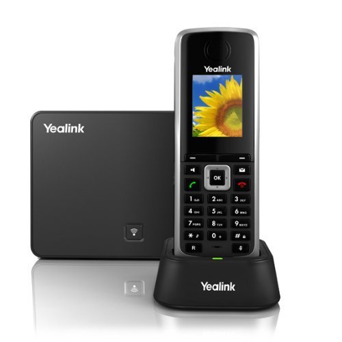 Product Cover Yealink W52P DECT Cordless IP Phone and BaseStation. 1.8-Inch Color LCD. 10/100 Ethernet, 802.3af PoE, Power Adapter Included