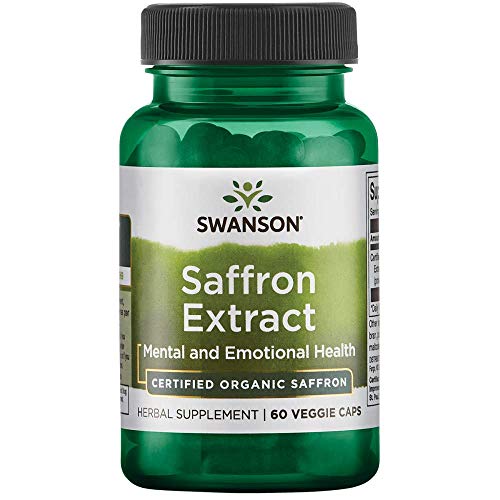 Product Cover Swanson Saffron Extract 2% Safranal 30 Milligrams 60 Veg Capsules