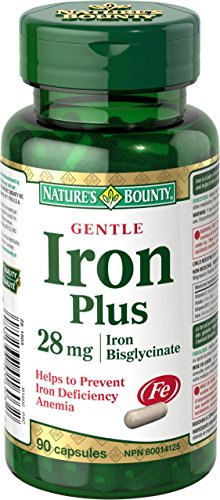 Product Cover Nature's Bounty Gentle Iron 28mg 90 count