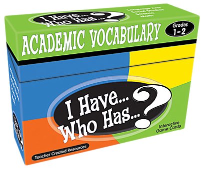 Product Cover I Have...Who Has...? Academic Vocabulary Grades 1-2