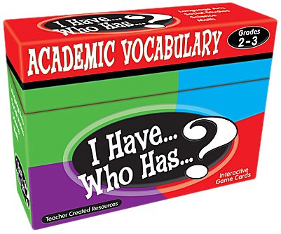 Product Cover Teacher Created Resources (7841) I Have...Who Has...? Academic Vocabulary Grades 2-3