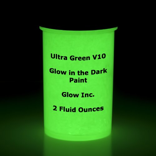 Product Cover Ultra Green V10 Glow in the Dark Paint 2Oz