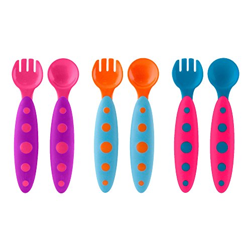 Product Cover Boon Modware Toddler Utensils,Pink Multi