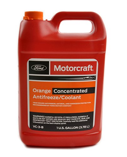 Product Cover Genuine Ford Fluid VC-3-B Orange Concentrated Antifreeze/Coolant - 1 Gallon