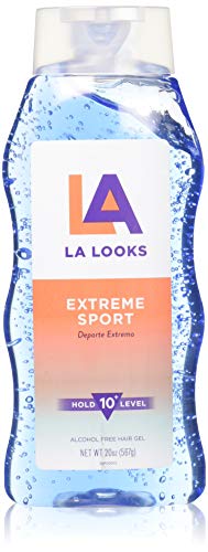 Product Cover La Looks Gel #10 Extreme Sport Tri-Active Hold 20 Ounce (Blue) (591ml) (2 Pack)