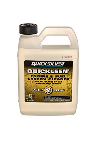 Product Cover Quicksilver 8M0058681 Quickleen Engine & Fuel System Cleaner 32 Oz.