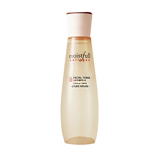 Product Cover ETUDE HOUSE Moistfull Collagen Facial Toner 6.76 fl.oz. (200ml) - Long Lasting Moisturizer with Super Collagen Water and Baobab Water, Makes Skin Plump and Smooth