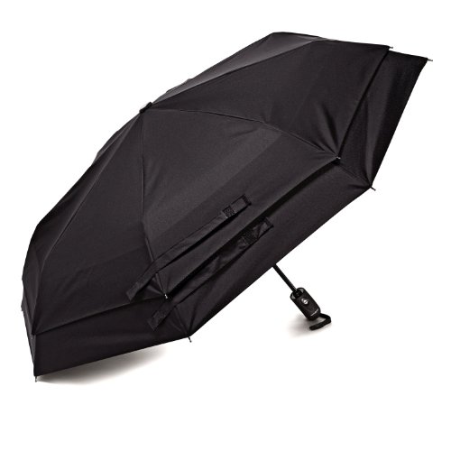 Product Cover Samsonite Luggage Windguard Auto Open/Close Umbrella, Black