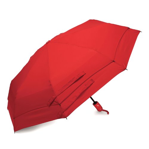 Product Cover Samsonite Luggage Windguard Auto Open/Close Umbrella, Red