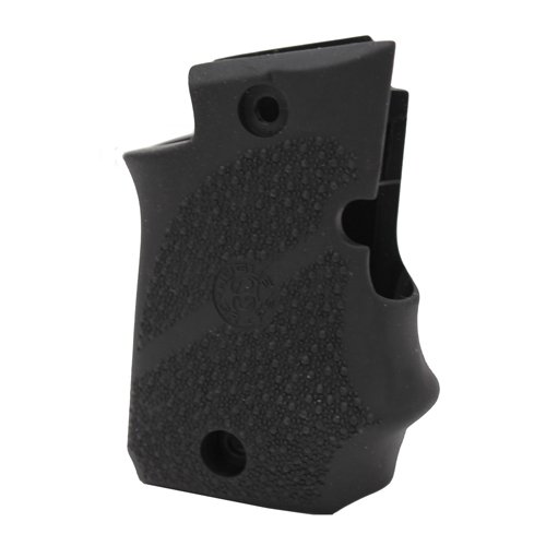 Product Cover Sig Sauer P938 Ambidextrous Safety Rubber Grip with Finger Grooves Black