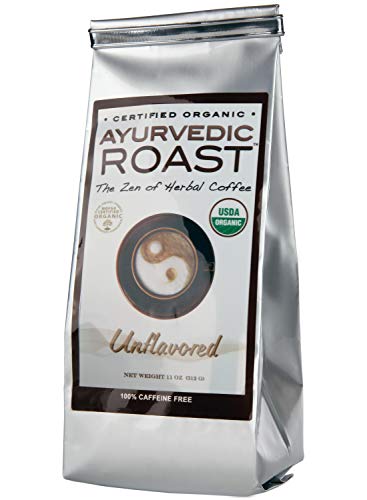 Product Cover Ayurvedic Roast - Top Caffeine Free Certified Organic Coffee Substitute - Natural Grain Beverage and Herbal Blend that is a Great Non Acidic Coffee Alternative
