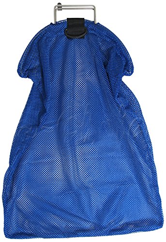 Product Cover Scuba Choice Spearfishing 5mm Stainless Steel Wire Handle Blue Fish Bag Net Mesh