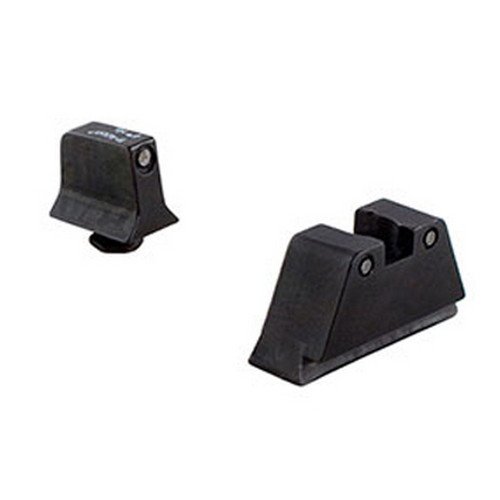 Product Cover Trijicon GL201-C-600661 Bright & Tough Night Sight Suppressor Set, Glock 17-39 Models, black Front/Rear with Green Front Lamp & Yellow Rear Lamps