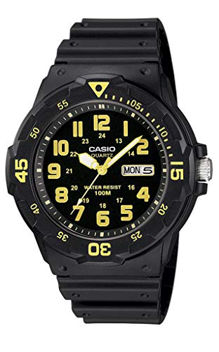 Product Cover Casio Men's MRW-200H-9BVDF Sports Analog Dive Quartz Black Watch