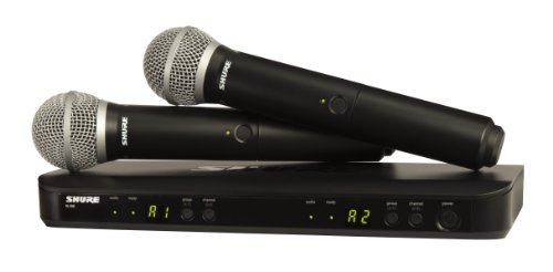 Product Cover Shure BLX288/PG58 Dual Channel Handheld Wireless System with 2 PG58 Vocal Microphones, J10