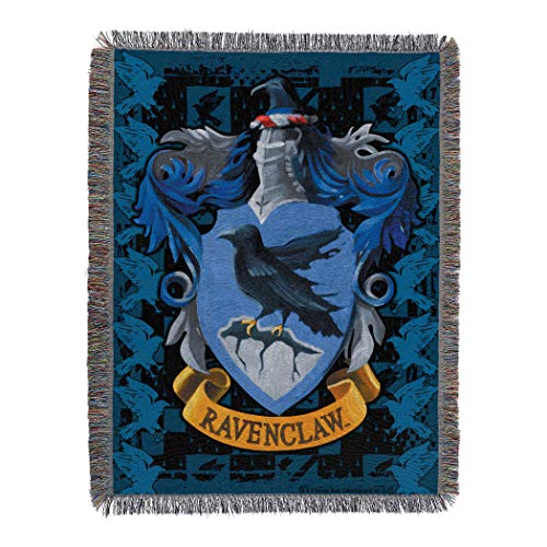 Product Cover Harry Potter Ravenclaw Crest Woven Tapestry Throw Blanket, 48
