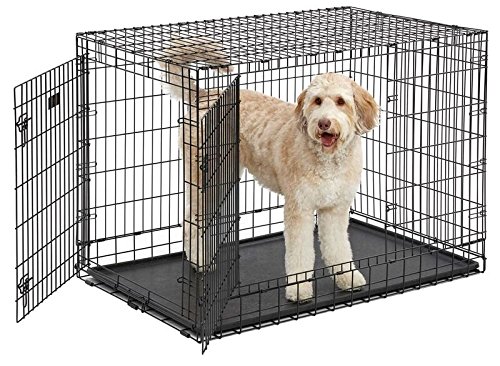 Product Cover MidWest Ultima Pro (Professional Series & Most Durable Dog Crate) | Extra-Strong Double Door Folding Metal Dog Crate w/Divider Panel, Floor Protecting 