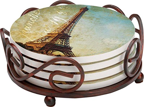 Product Cover Thirstystone Stoneware Coaster Set, Gift Set, Golden Age of Paris