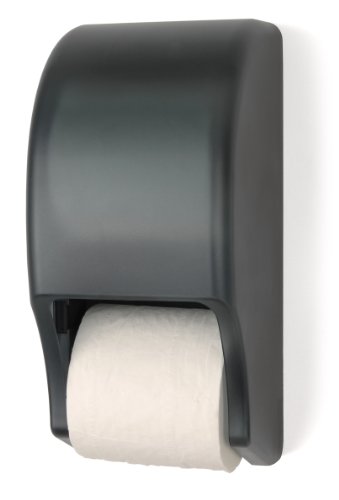 Product Cover Palmer Fixture RD0028-01 Two-Roll Standard Tissue Dispenser, Dark Translucent