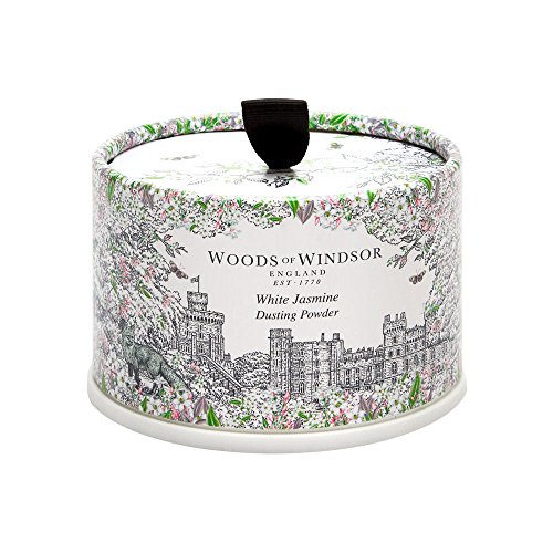 Product Cover White Jasmine by Woods of Windsor 3.5 oz Body Dusting Powder with Puff