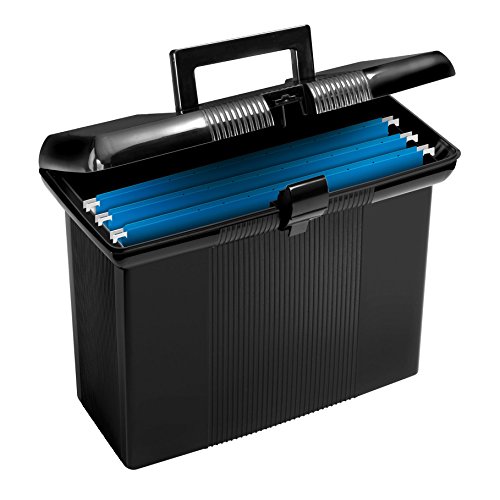 Product Cover Pendaflex Portable File Box, Black, 11