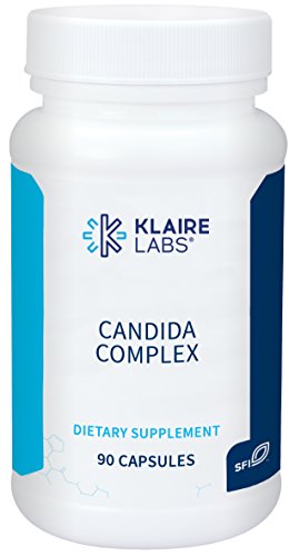 Product Cover Klaire Labs Candida Complex - Powerful Phytonutrient & Enzyme Blend with Undecylenic Acid, Berberine & PAU D'Arco GI Support, Dairy & Gluten-Free (90 Capsules)