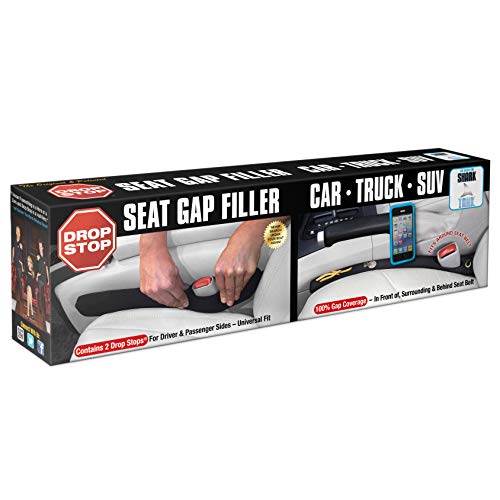 Product Cover Drop Stop - The Original Patented Car Seat Gap Filler (AS SEEN ON SHARK TANK) - Set of 2
