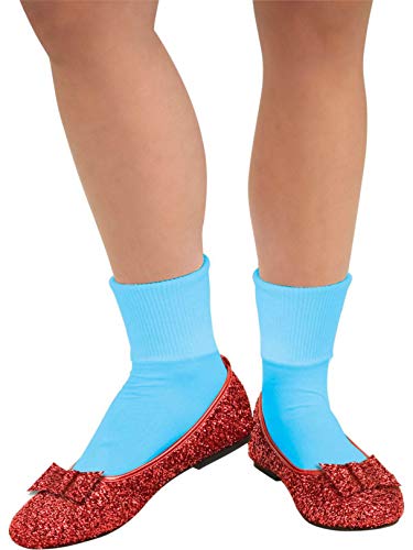 Product Cover Rubie's Costume Co Wizard of Oz, Deluxe Adult Dorothy Sequin Shoes, Red, Medium