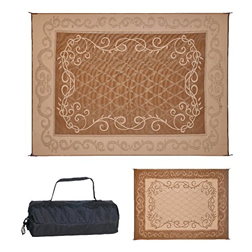 Product Cover Reversible Mats 9' x 12' Brown Beige