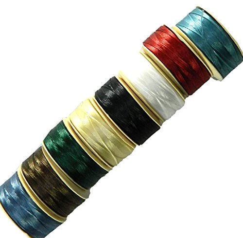Product Cover Nymo? Nylon Seed Bead Thread Size B (8 Bobins 144 Yards Each) 0.008 Inch 0.203mm Mixed Colors