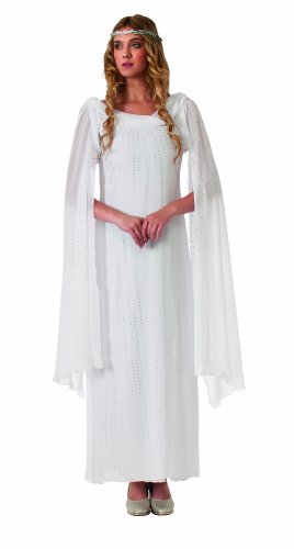 Product Cover Rubie's The Hobbit Galadriel Dress With Headpiece, White, Adult One Size