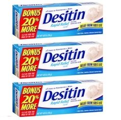 Product Cover Desitin Rapid Relief (Creamy), 4.8 Ounces, (Pack of 3, 14.4 Ounces)
