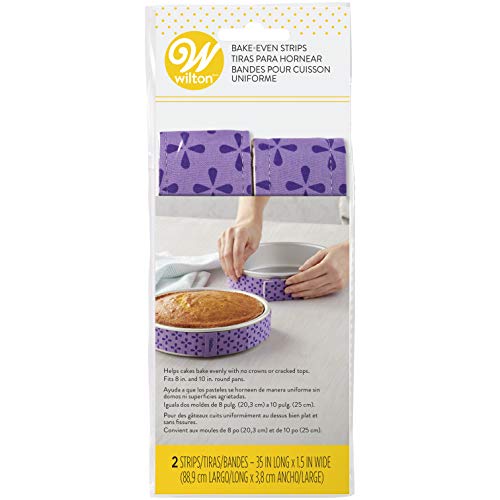Product Cover Wilton Bake-Even Cake Strips for Evenly Baked Cakes, 2-Piece