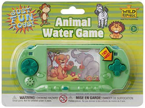 Product Cover Wild Republic Elephant, Lion, Water Game, Animal, Kids Travel Games, Kids Gifts, Handheld Water Game 6