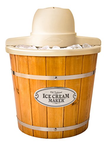 Product Cover Nostalgia ICMP400WD Electric Wood Bucket Ice Cream Maker, 4-Quart